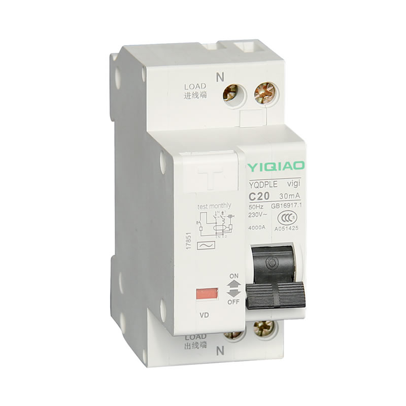 YQDPLE-C20“ 相线+中性线”漏电保护 断路器